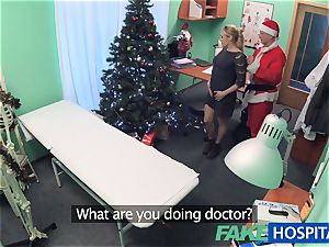 FakeHospital physician Santa jizzes twice this year