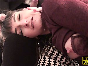 Fingerfucked marionette mega-bitch disciplined by her male domination